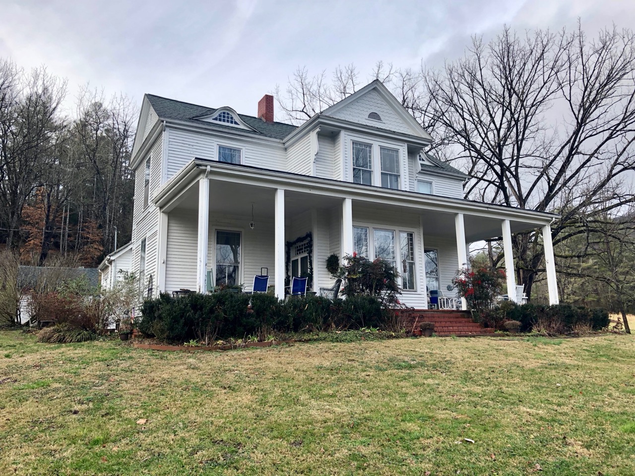 A welcoming private home with a front porch